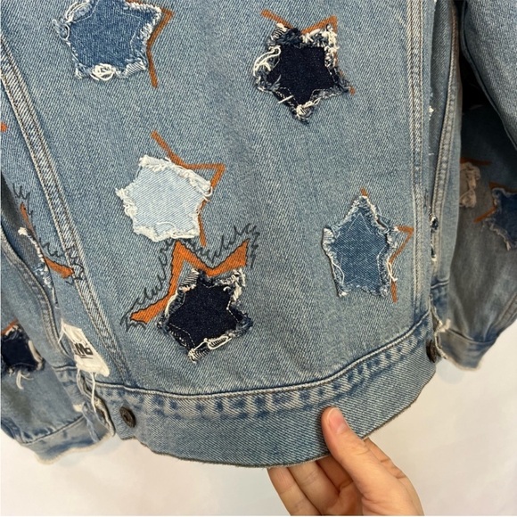 Faith connection stars denim jacket L - Picture 13 of 13